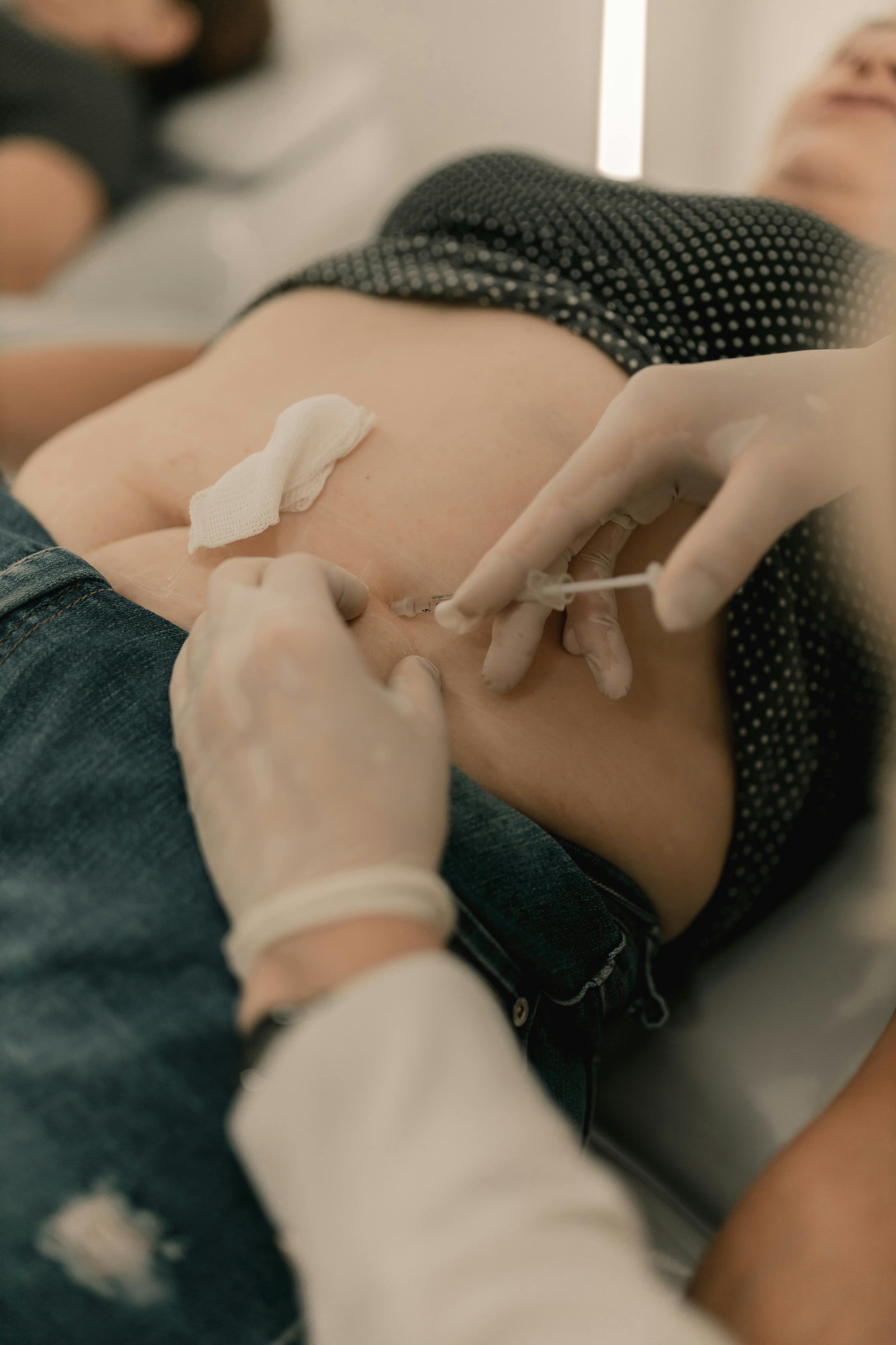 Aesthetic care consultation in a private clinic